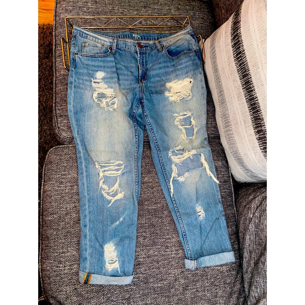 Urban Outfitters Ripped Boyfriend Jeans